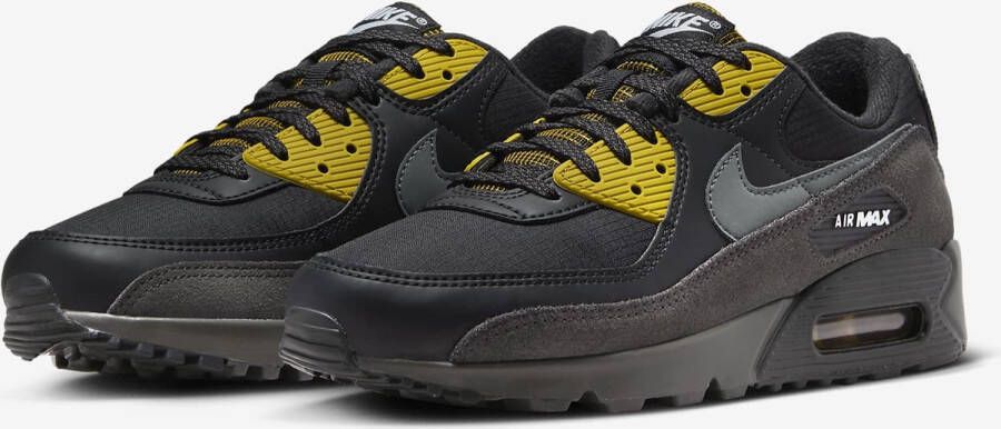 Nike Air Max 90 Schoenen black grey blue maat: 46 beschikbare maaten:41 42.5 43 44.5 45 46