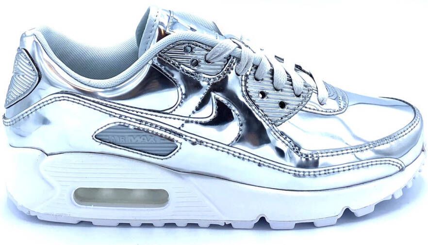 Nike Air Max 90 Metallic Pack 'Silver' Sneakers Unisex Zilver - Foto 2