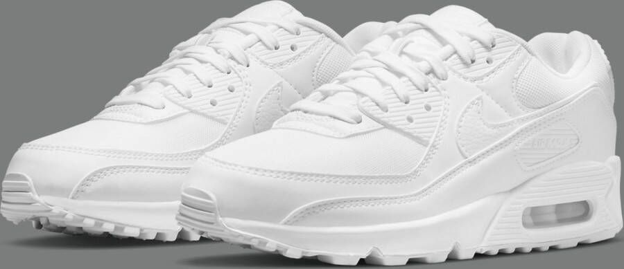 Nike Air Max 90 Low Witte Sneaker White Dames - Foto 8