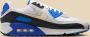 Nike Herenschoenen Air Max 90 Premium White Racer Blue Black Khaki- Heren White Racer Blue Black Khaki - Thumbnail 7
