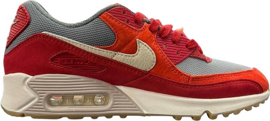 Nike Air Max 90 PRM Sneakers Rood Wit