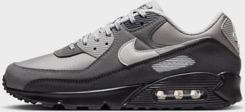 Nike Air Max 90 Grijs Zwart Sneakers Unisex Doos Zonder Deksel