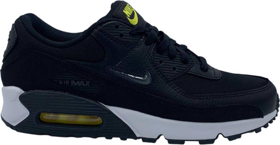 Nike air max 90 sneaker kleur zwart wit geel