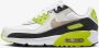 Nike Kinderschoenen Air Max 90 White Cyber Dark Smoke Grey Khaki White Cyber Dark Smoke Grey Khaki - Thumbnail 3