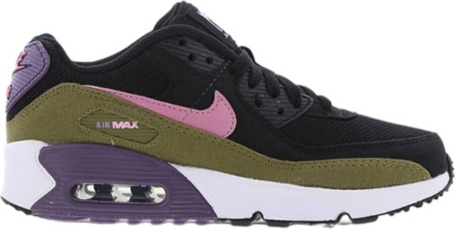 Nike Air Max 90 sneakers zwart roze kaki