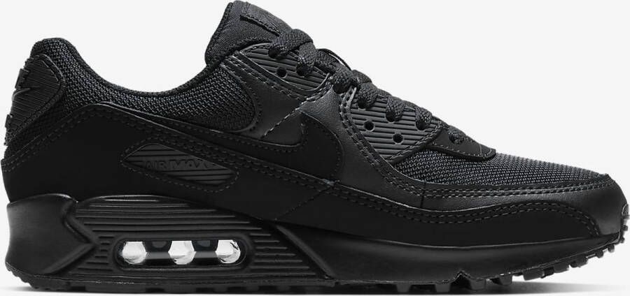 Nike W Air Max 90 365 Dames Sneakers Black Black-Black-White