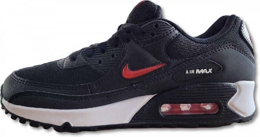 Nike Air Max 90 Sneakers Black University Red White