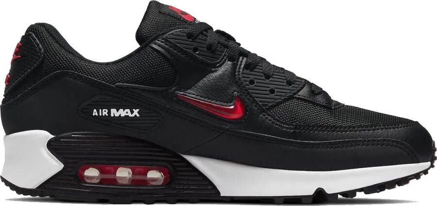 Nike Air Max 90 Sneakers Black University Red-White Unisex