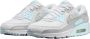 Nike Air Max 90 Sneakers Schoenen Wit Glacier Blue Wolf Grey Light Silver Heren DH8010 - Thumbnail 1