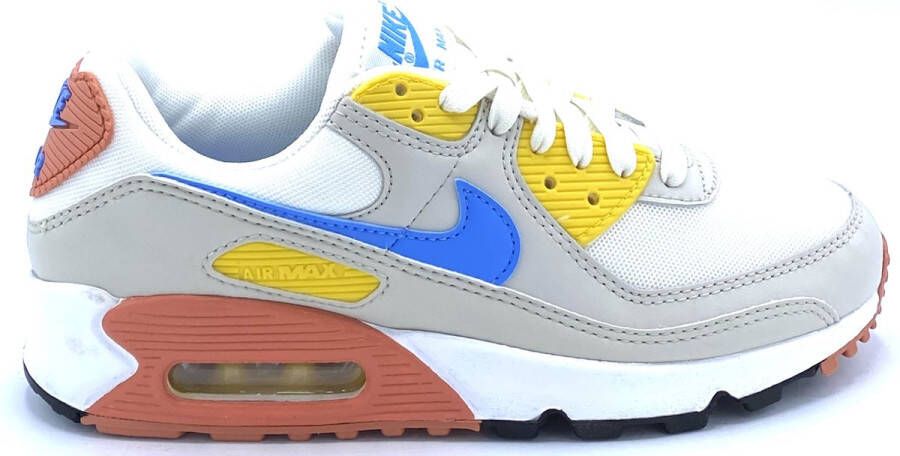 Nike air max 90 W Wit Blauw Geel Zalm Sneakers - Foto 2