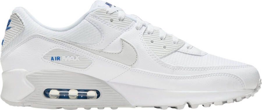 Nike Herenschoenen Air Max 90 Team White Game Royal Photon Dust- Heren Team White Game Royal Photon Dust