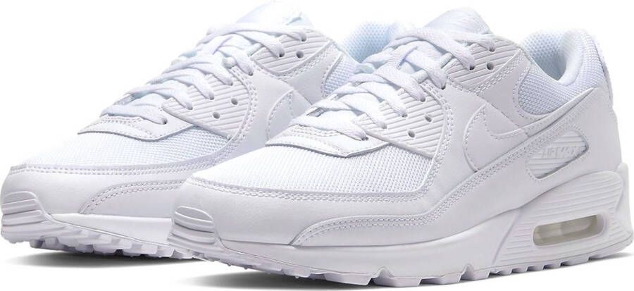 Nike Air Max 90 Running Schoenen white white white wolf grey 39 beschikbare maaten:41 42.5 39 40 44.5 45 46 40.5 47.5 45.5 47 38.5