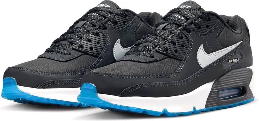 Nike Air Max 90 (gs) Running Schoenen anthracit reflect silver 40 beschikbare maaten:36.5 37.5 38.5 39 40