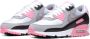 Nike Air Max 90 Sneakers Vrouwen roze wit grijs zwart - Thumbnail 1