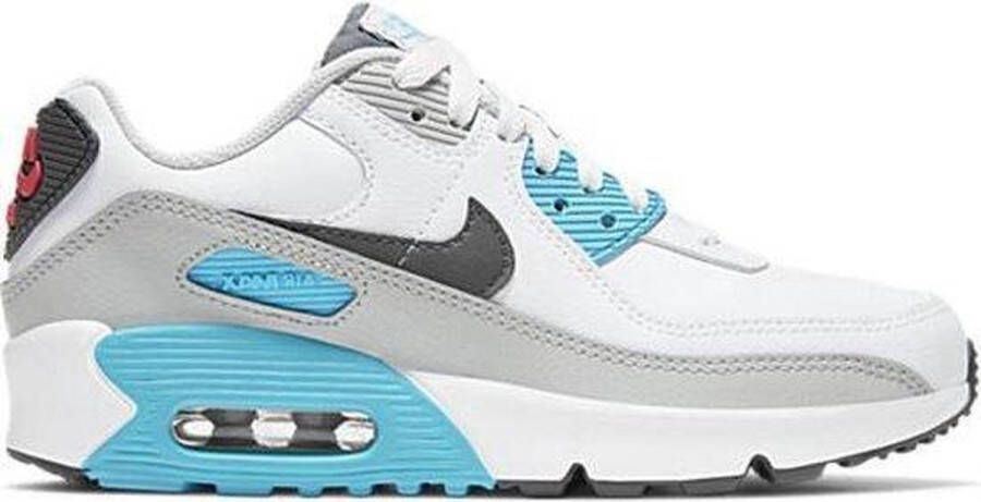 Nike Air Max 90 Leather GS Wit Blauw Rood Sneakers Schoenen - Foto 4