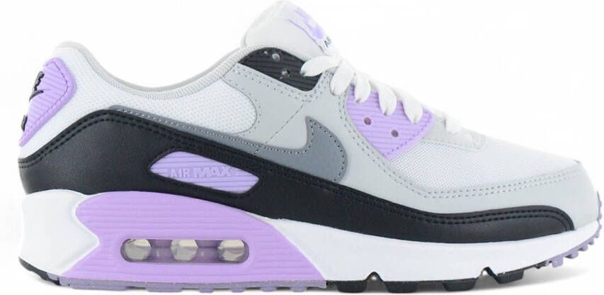 Nike Air Max 90 Dames White Lilac Photon Dust Cool Grey- Dames White Lilac Photon Dust Cool Grey