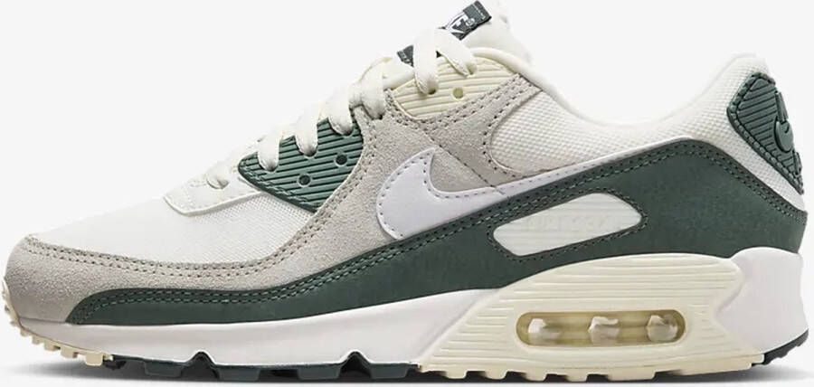 Nike Damesschoenen Air Max 90 Sail Vintage Green Coconut Milk White- Dames Sail Vintage Green Coconut Milk White - Foto 2