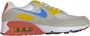 Nike air max 90 W Wit Blauw Geel Zalm Sneakers - Thumbnail 10