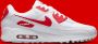 Nike Air Max 90 Wit Rood Heren Sneaker DX8966 - Thumbnail 1