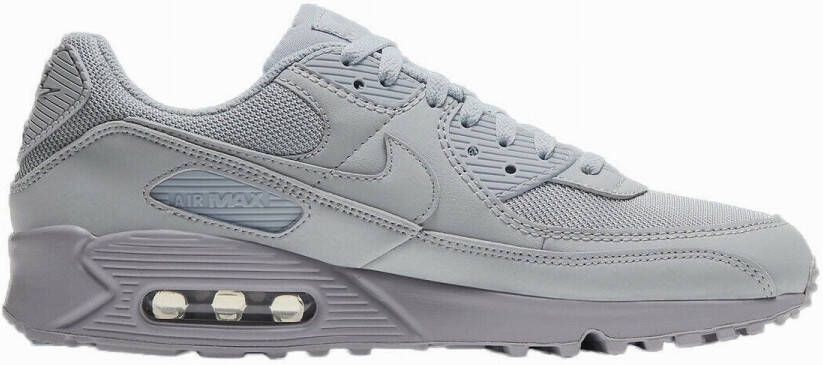 Nike Air Max 90 Wolf Grey Nubuck Sneakers Unisex Doos Zonder Deksel