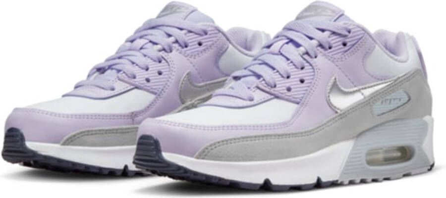 Nike Air Max 90 LTR Dames Sneakers Wit Licht Paars - Foto 4
