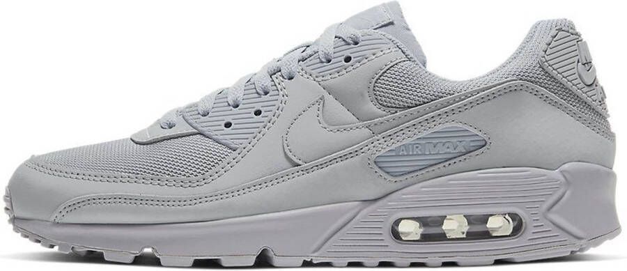 Nike Air Max 90 Heren Wolf Grey Black White Black- Heren Wolf Grey Black White Black - Foto 10