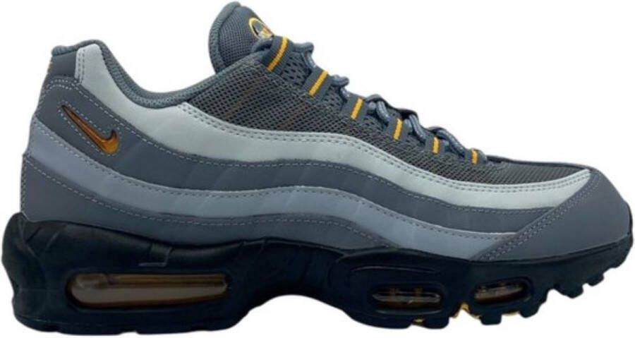 Nike Air Max 95 Grey Orange Black Sneakers Heren Doos Zonder Deksel - Foto 3