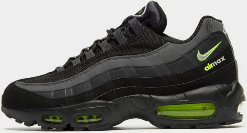 Nike Air Max 95 Black Volt Dark Smoke Grey Light Smoke Grey- Black Volt Dark Smoke Grey Light Smoke Grey