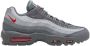 Nike Air Max 95 Essential Smoke Grey Particle Grey Light Smoke Grey University Red - Thumbnail 1