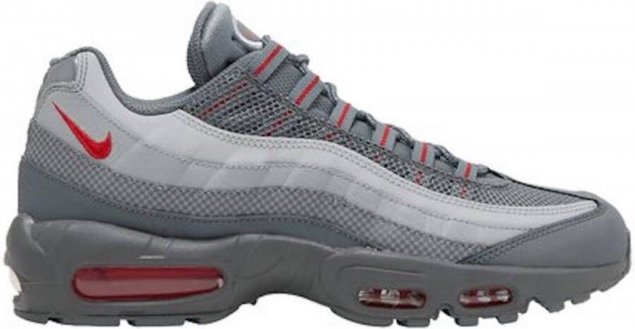 Nike Air Max 95 Essential Smoke Grey Particle Grey Light Smoke Grey University Red