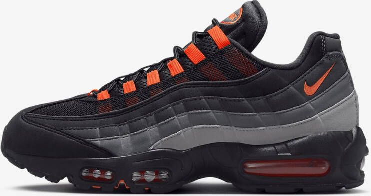 Nike Air Max 95 Hyper Crimson Zwart Grijs Sneakers Unisex Doos Zonder Deksel