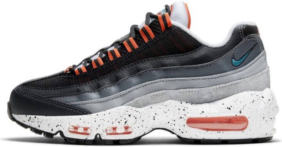 Nike Air Max 95 Junior Black Turf Orange White Aquamarine Kind