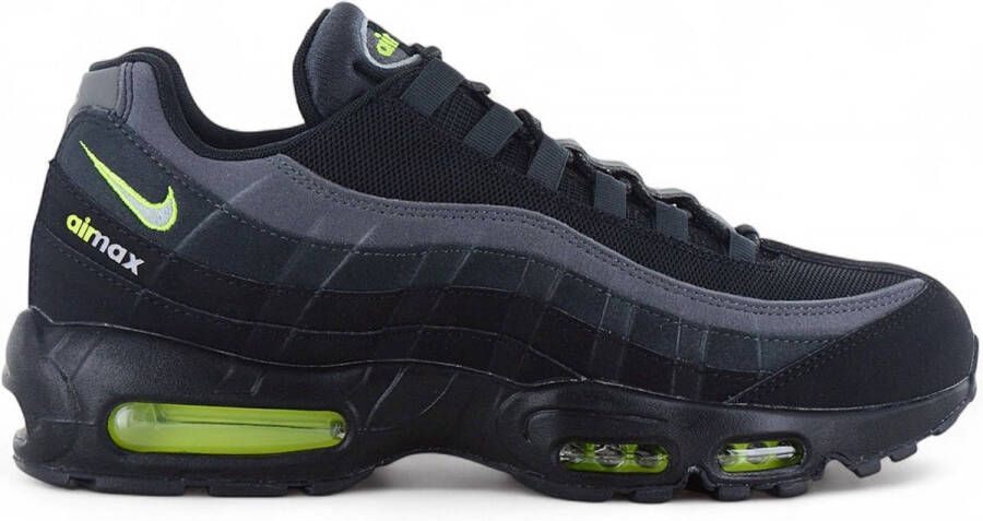 Nike Air Max 95 Black Volt Dark Smoke Grey Light Smoke Grey- Black Volt Dark Smoke Grey Light Smoke Grey