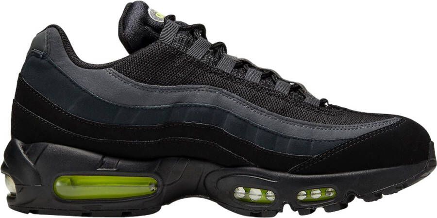 Nike Air Max 95 Black Volt Dark Smoke Grey Light Smoke Grey- Black Volt Dark Smoke Grey Light Smoke Grey