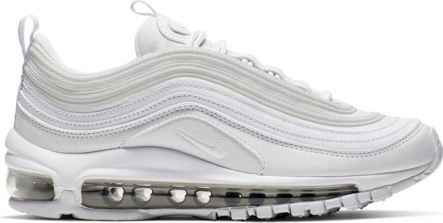 Nike Air Max 97 (gs) Running Schoenen white white metallic silver maat: 37.5 beschikbare maaten:36.5 37.5 35.5