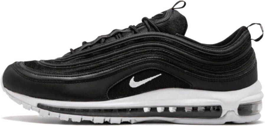 Nike Air Max 97 Heren Sneakers Sportschoenen Schoenen Zwart-Wit 921826 - Foto 5
