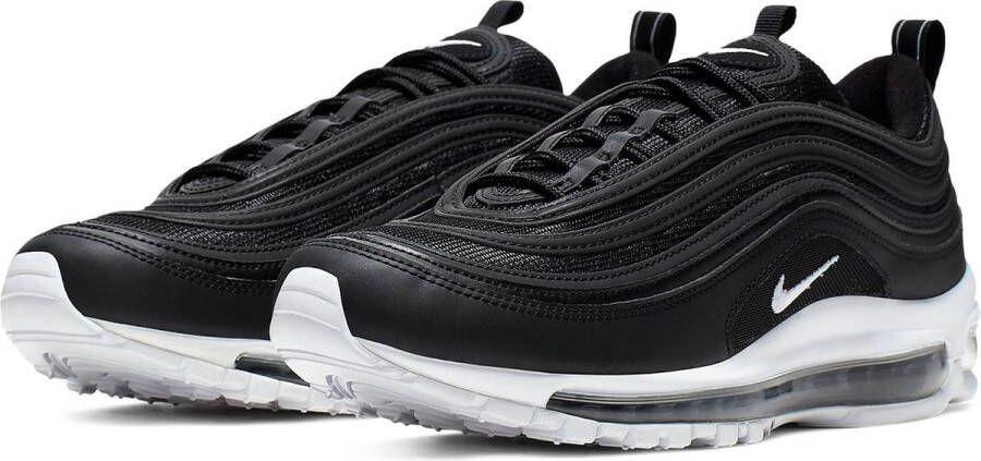 Nike Air Max 97 Heren Sneakers Sportschoenen Schoenen Zwart-Wit 921826 - Foto 5