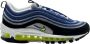 Nike Air Max 97 OG Sneakers Unisex Atlantic Blue Metallic Silver Zwart Voltage Yellow - Thumbnail 7