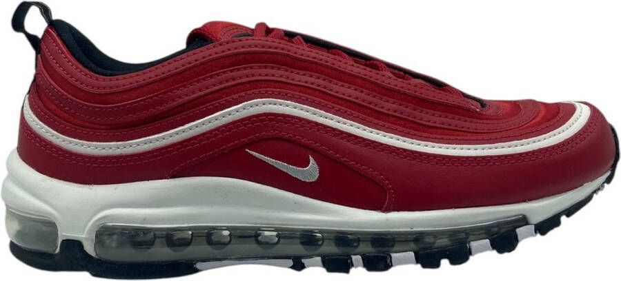 Nike Air Max 97 Sneakers Dames Gym Red Wit Zwart Neutral Grey