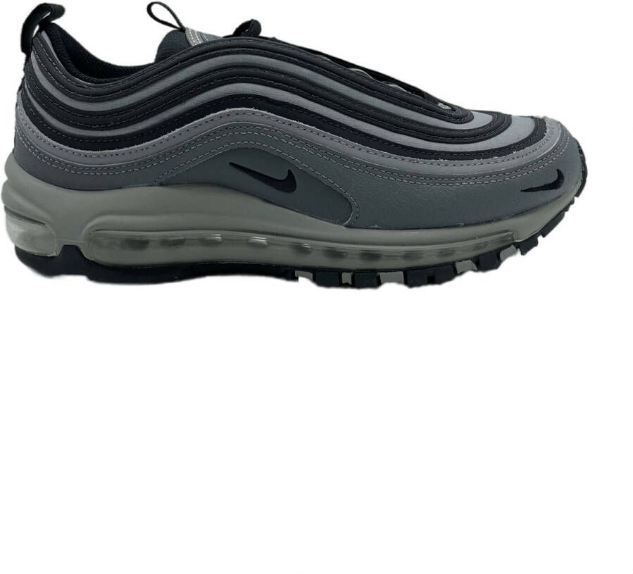 Nike Air max 97 Sneakers Mannen Zwart Grijs Textiel Leer