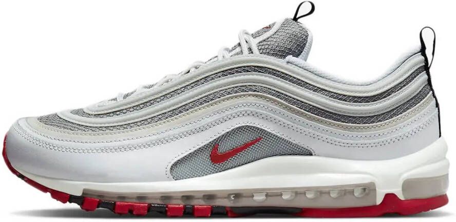 Nike Air Max 97 White Particle Grey Photon Dust Varsity Red