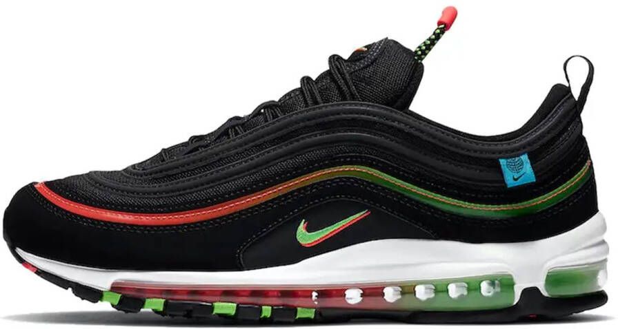 Nike Air Max 97 WW Black Green Strike Sneaker Doos zonder deksel