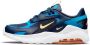 Nike Air Max Bolt sneakers donkerblauw blauw lichtoranje - Thumbnail 4