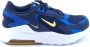 Nike Air Max Bolt sneakers donkerblauw blauw lichtoranje - Thumbnail 2