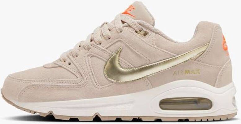 Nike Air Max Command PRM Rozig Beige Metallic Gold Sneakers Dames Doos Zonder Deksel