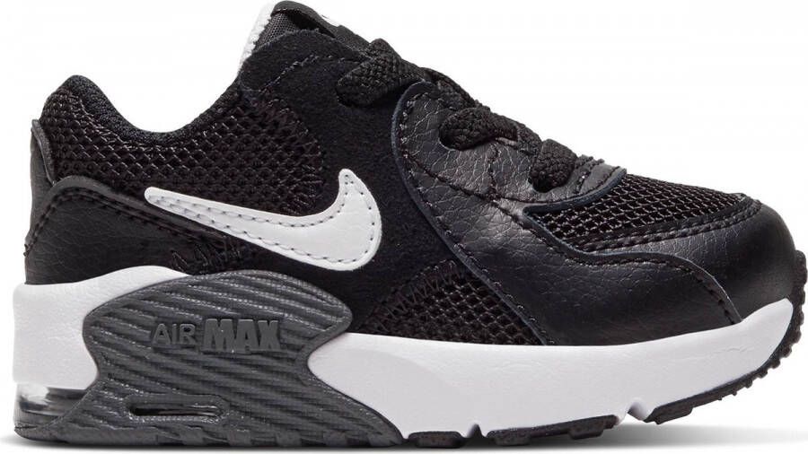 Nike Air Max Excee Unisex Sneakers Black White Dark Grey - Schoenen.nl