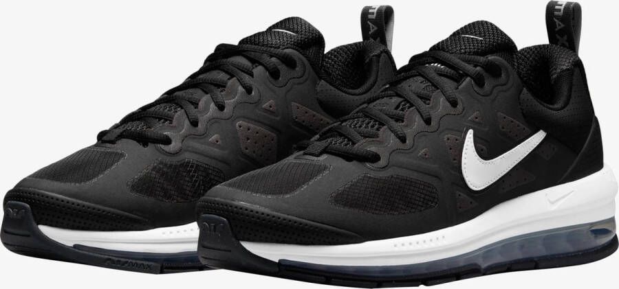 Nike Air Max Genome Heren Sneakers Sportschoenen Schoenen Zwart CW1648 - Foto 3