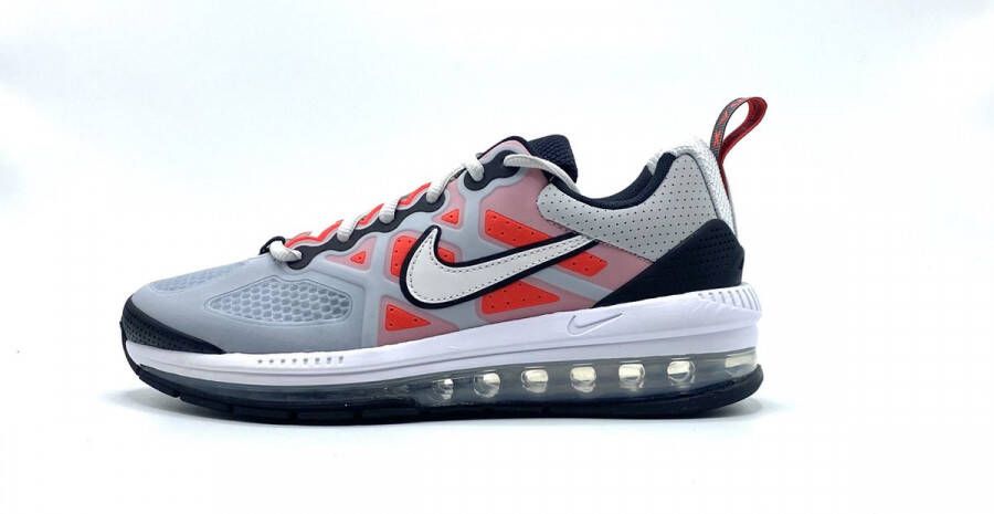 Nike Air Max Genome Herenschoenen Pure Platinum Bright Crimson Black White Heren