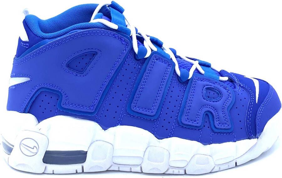 Nike Air More Uptempo Kinderschoenen Medium Blue Battle Blue White Kind