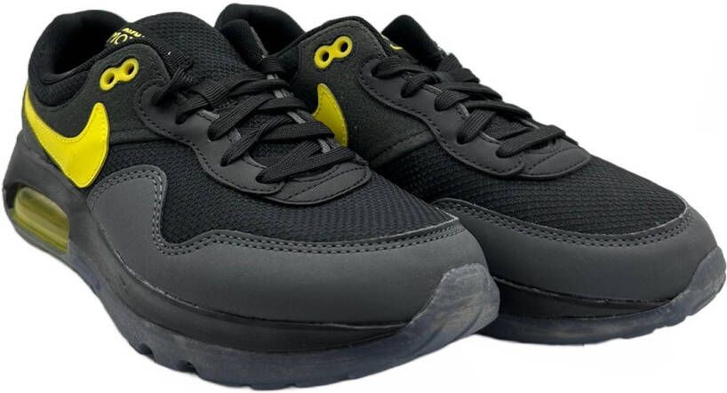 Nike Air Max Dawn Next Nature sneakers zwart antraciet geel - Foto 3